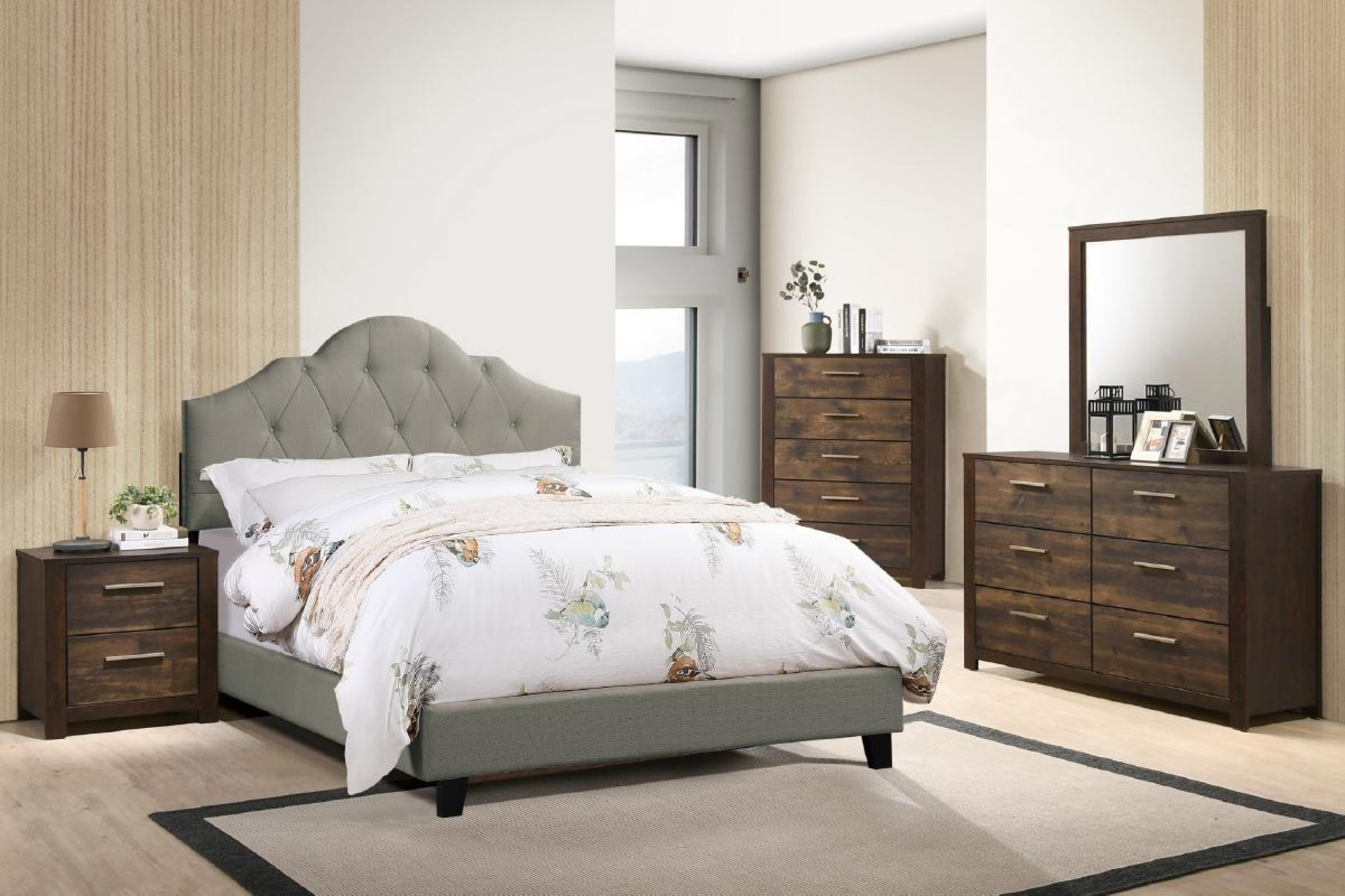 Red Barrel Studio Marbel Tufted Upholstered Low Profile Platform Bed Wayfair